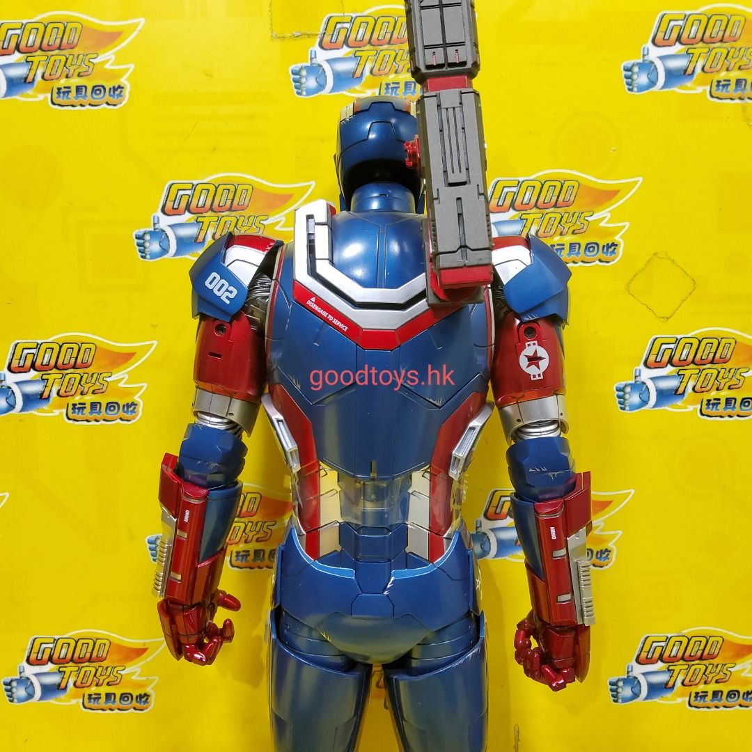 Hot Toys Iron Patriot 1/6 MMS195-D01 - Figurine Diecast Iron Man 3