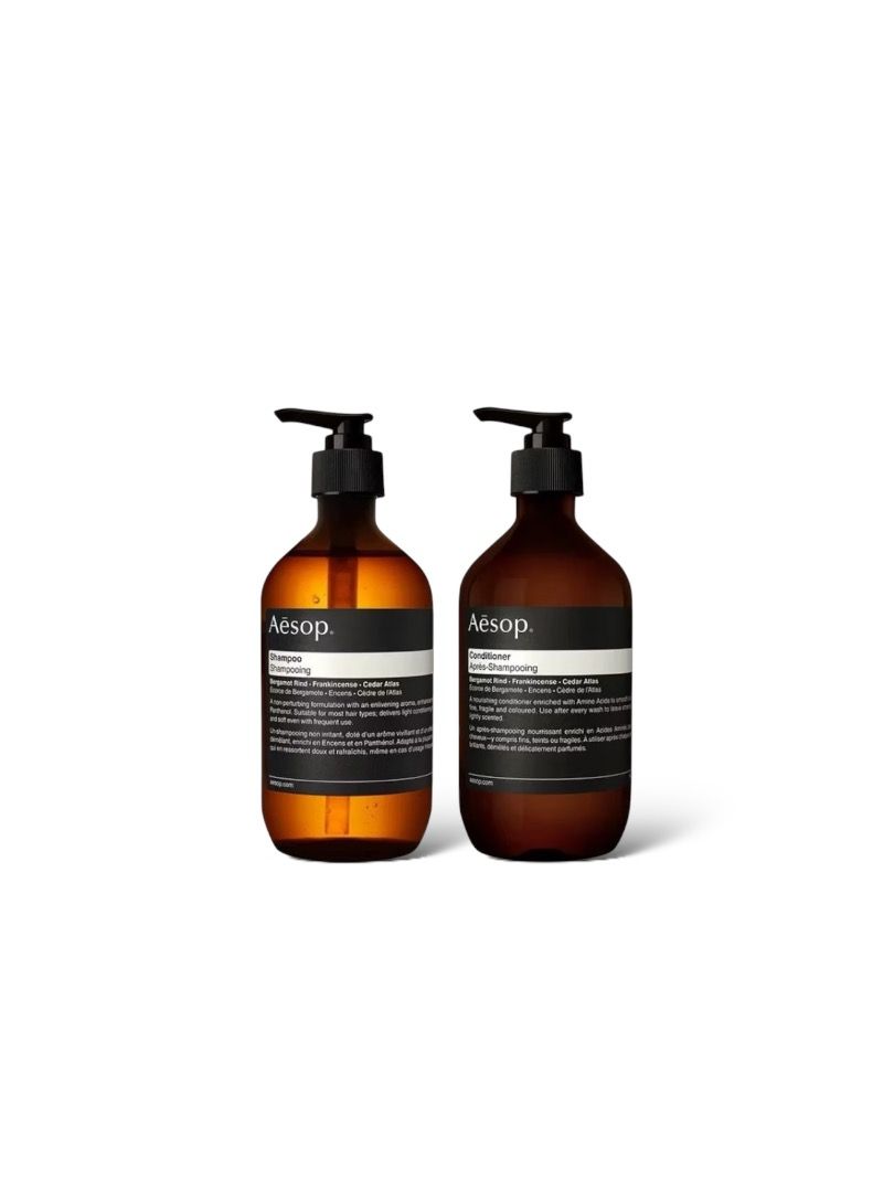Aesop Shampoo & Conditioner (SET) (Category: Bath) located in Manila. Submitted by designerarchives.ph (Listing ID 1344241860, Image 1). Description: Sold as SET 500mL each NOTE: We are not liable for the courier’s damage with the packaging. We try our best to secure it with bubblewrap so it won’t get damage during transit. - 10 to 15 days estimate arrival - No return, no exchange - Buyer will shoulder local sf - 50% dp is required to process ord
