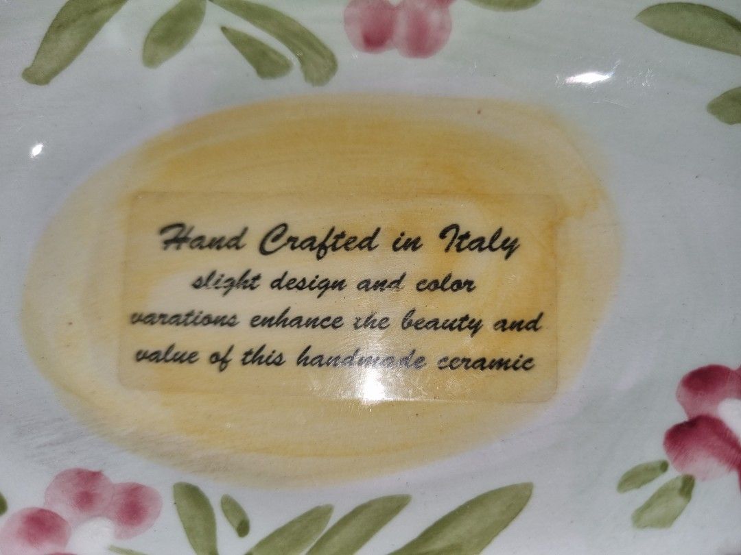Bizzirri Ceramic Spoon Rest (Category: Dinnerware & Cutlery) located in Mandaluyong City. Submitted by mrbong0618 (Listing ID 1344239839, Image 3). Description: PTPA. Bizzirri Ceramic Spoon Rest Floral Pink Green Yellow 11" Italian Pottery Italy Never Used. 1500 for the Pair. Loc. Brgy. Hulo, Mandaluyong City Thanks Admin!.