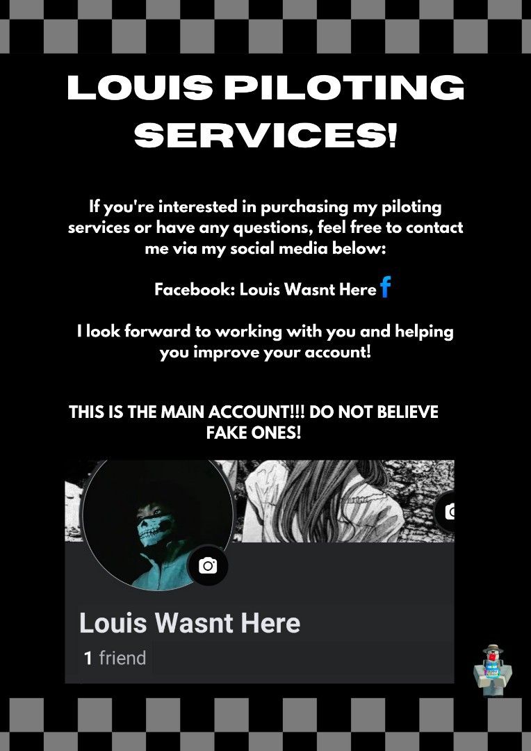 Blox Fruits Piloting service (Category: In-Game Products) located in Manila. Submitted by bogusbintedicecream (Listing ID 1344173558, Image 2). Description: 🚨 Welcome to Louis Piloting service!- Your Ultimate Blox Fruits Raid Service! 🚨 Are you ready to conquer the toughest Blox Fruits raids and claim your rewards? Whether you're looking to level up, earn rare fruits, or unlock powerful gear, our professional raid service is here to make it hap