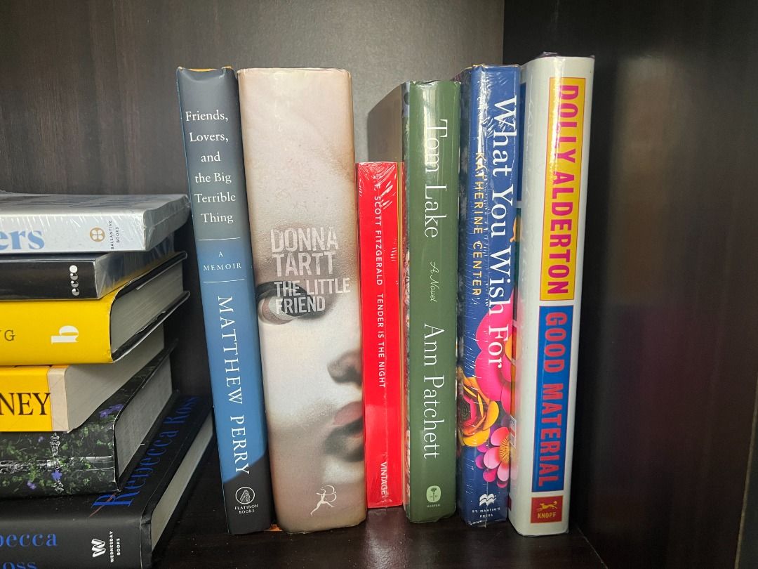 BOOKTOK BOOKS FOR SALE (Category: Storybooks) located in Pasig City. Submitted by euleoly (Listing ID 1344097965, Image 3). Description: BOOKTOK BOOKS FOR SALE 📍📦 SHIPPING WITHIN NCR ONLY HB Divine Rivals by Rebecca Ross - 600 HB Friends, Lovers, and the Big Terrible Thing by Matthew Perry - 900 HB The Little Friend by Donna Tartt - 500 PB Tender is the Night by F. Scott Fitzgerald - 200 (Brand new) HB What You Wish For by Katherine Center - 40