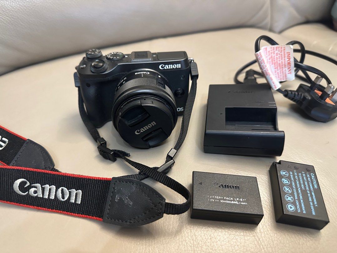 Canon EOS M6 （分類：相機）位於 Hong Kong。 由 ny00ip 提交（商品編號 1344200375，圖片 1）。簡介： Canon EOS M6 連鏡頭EF-M14-45 只使用過1次，近乎全新 配原裝canon相機帶，2粒電及差電座 無盒無說明書無保養 Now 2800 可議價 *** 可面交(荃灣站，荃灣西站) SF 順豐到付 ***。