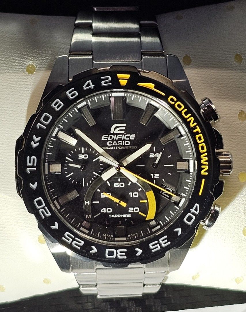 Casio Edifice Watch (Solor power), Men's Fashion, Watches & Accessories ...