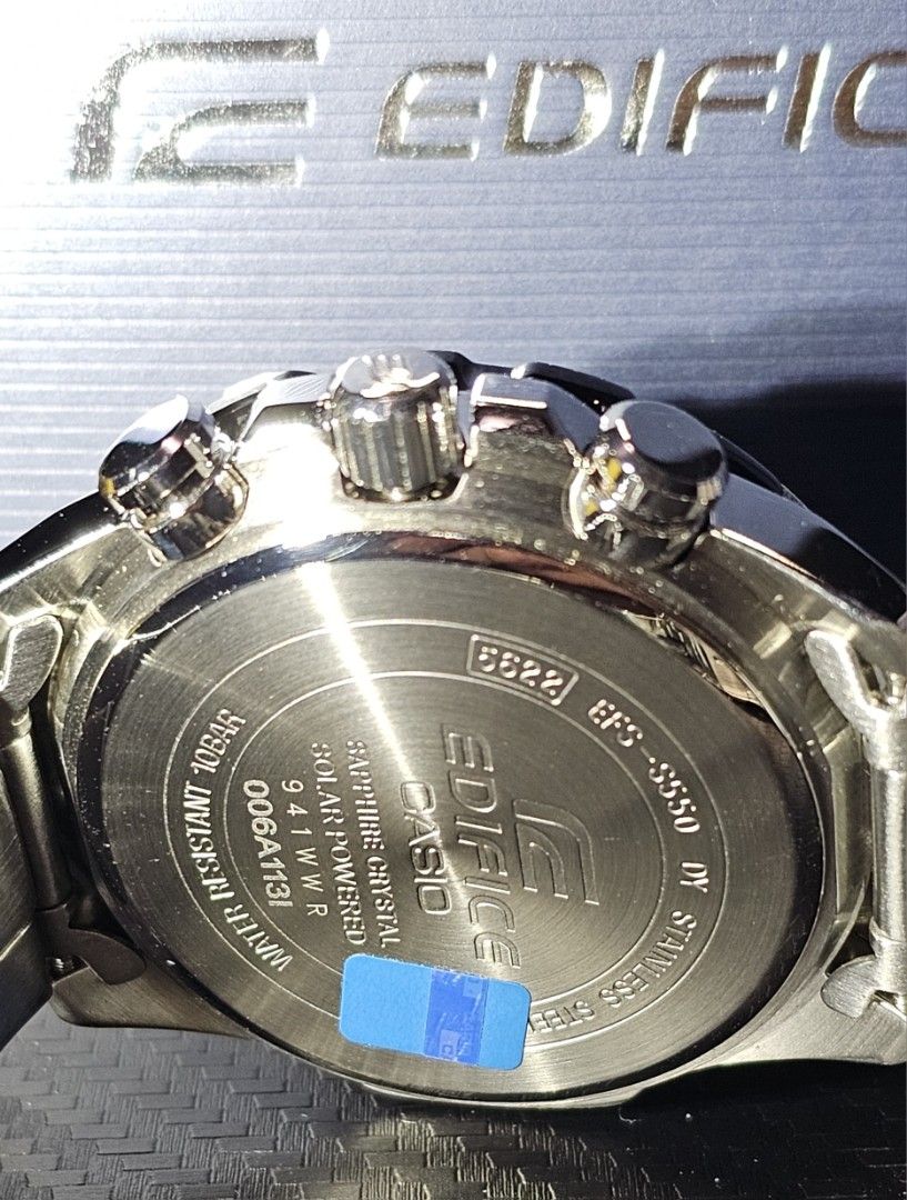 Casio Edifice Watch (Solor power), Men's Fashion, Watches & Accessories ...