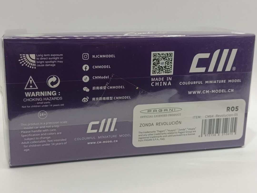 CM Model Pagani Zonda R, Hobbies & Toys, Toys & Games on Carousell
