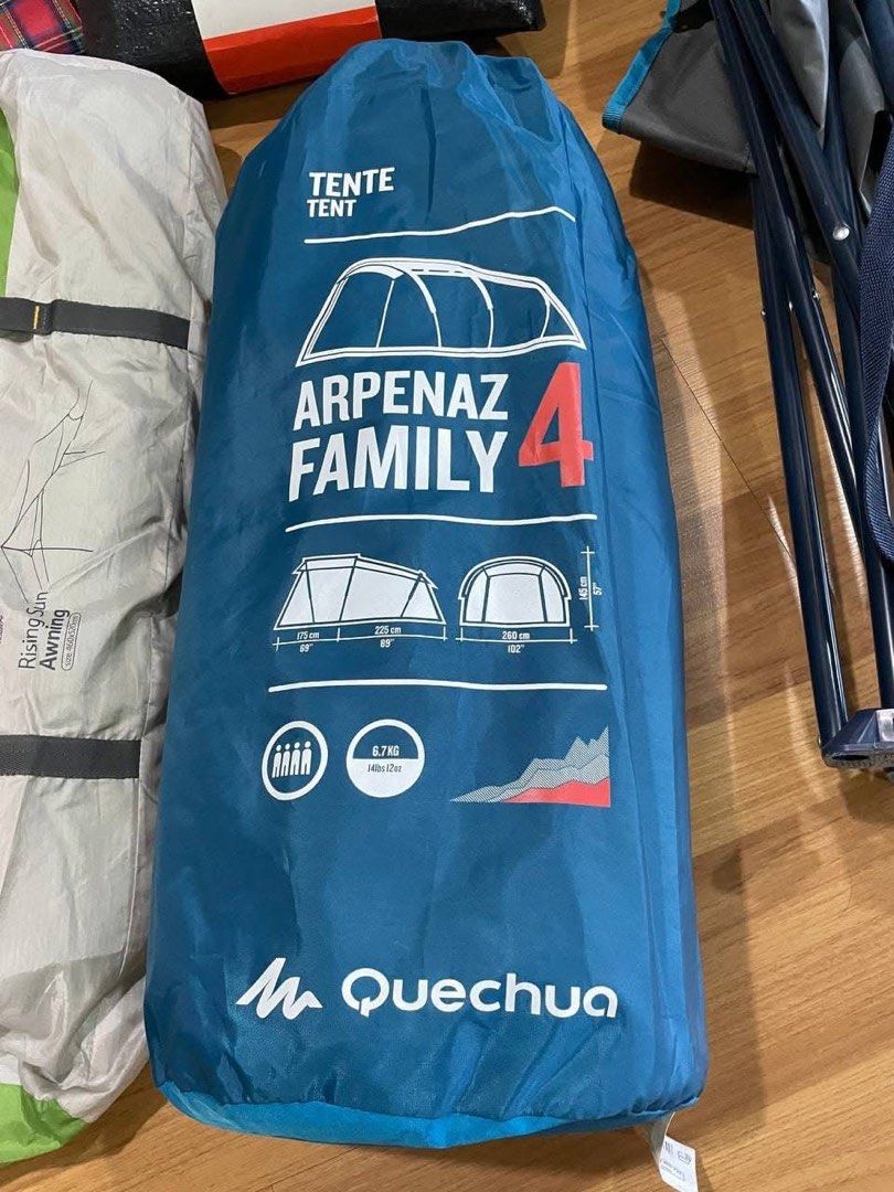 Decatlon Arpenaz Family 4, Sports Equipment, Hiking & Camping on Carousell