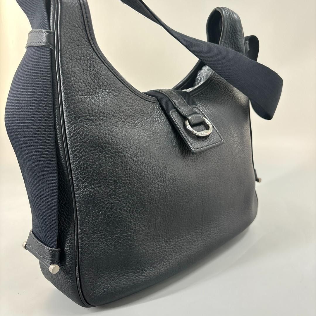 HERMES shoulder bag Saco Fjord Black Luxury Bags Wallets on Carousell