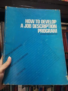 How to develop a job description program
