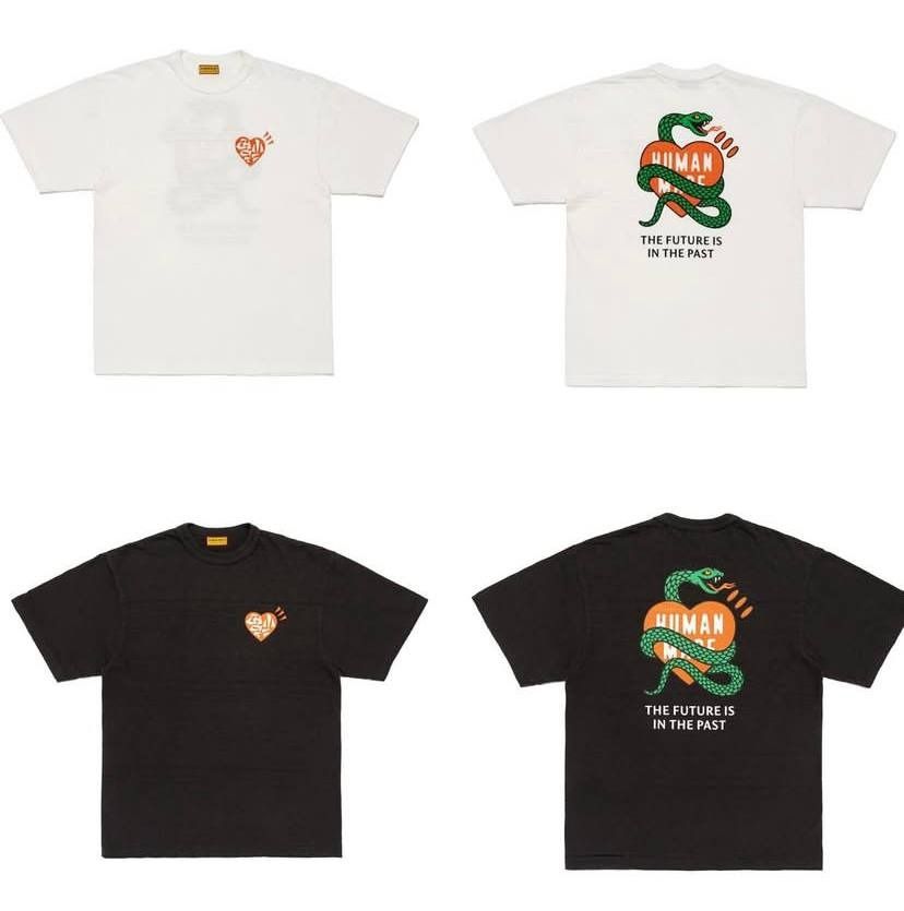 S - 3XL ] Human Made Year Of Snake Tee, Men's Fashion, Tops
