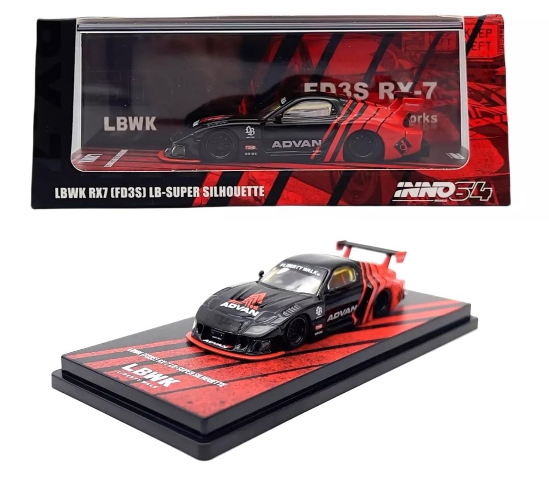 Inno 64 LBWK RX7, Hobbies & Toys, Toys & Games on Carousell