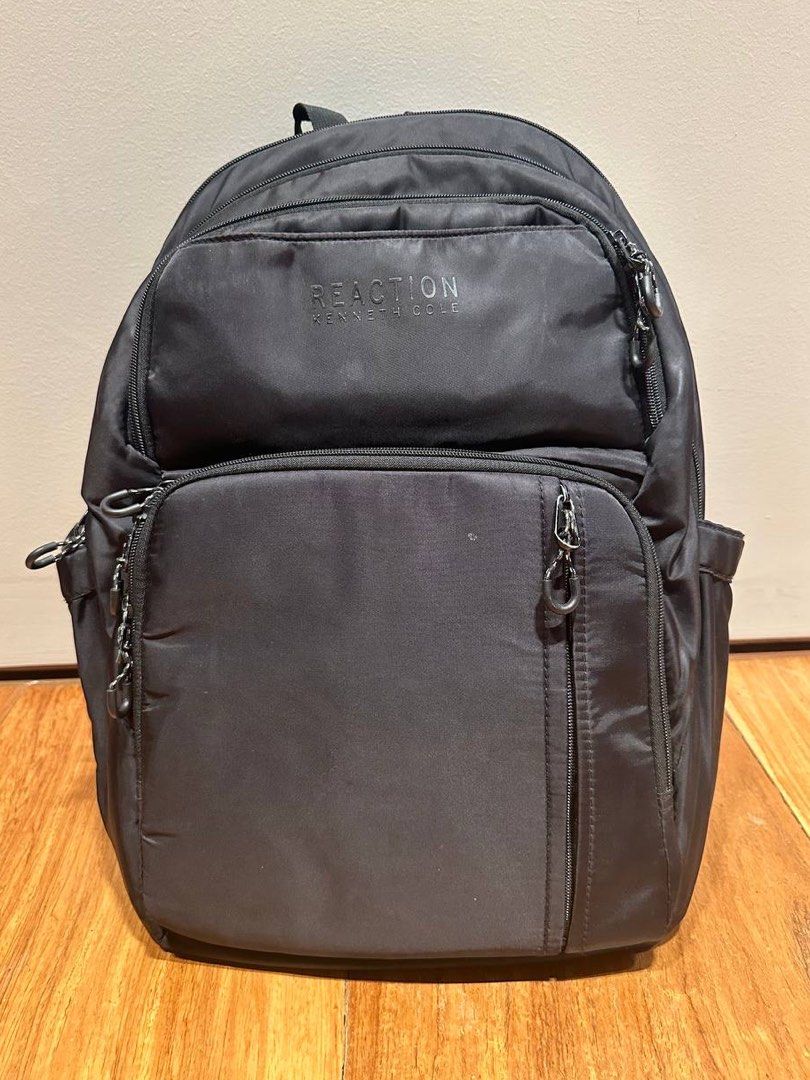 Kenneth Cole Black Backpack (Category: Backpacks) located in Quezon City. Submitted by the_happycloset (Listing ID 1344078049, Image 1). Description: Payment methods: GCASH BDO UnionBank Shipping fee is shouldered by the buyer..