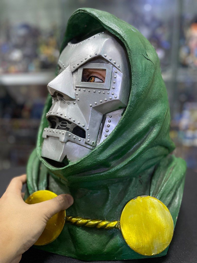 Life size dr.doom head bust (Category: Figurines & Statues) located in Makati City. Submitted by tomypom (Listing ID 1344174601, Image 3). Description: Life size Dr. Doom head bust Great for display 1:1 statue Fiber resin lifesize statue See pictures for details 7,599 pesos only! .