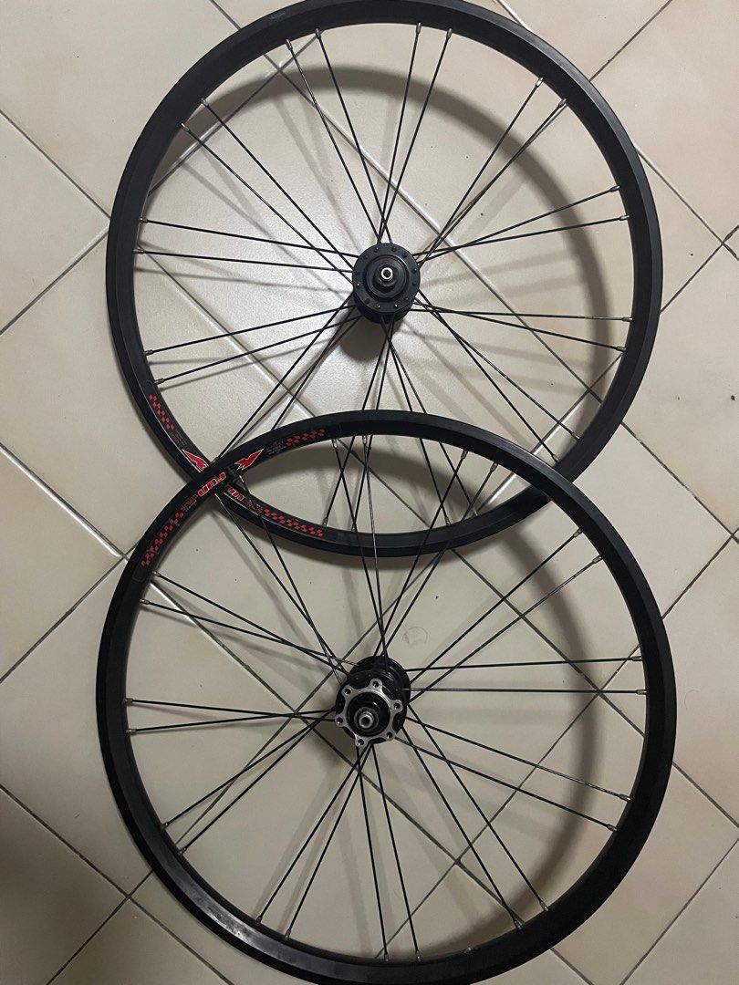 Authentic Litepro Kfun 451 / 22 inch low profile wheelset lightweight ...