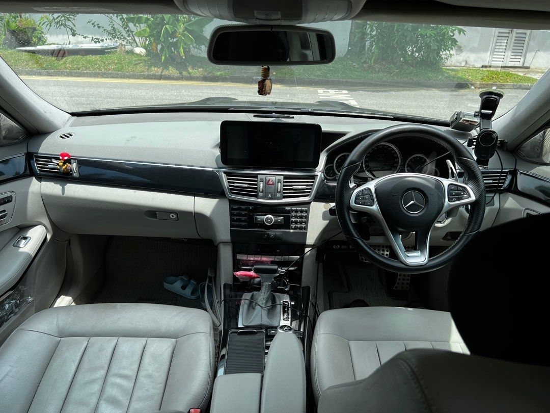 Mercedes-Benz E-Class Saloon E200 CGI (A) (Category: Used Cars) located in Singapore. Submitted by gk5308 (Listing ID 1344152928, Image 3). Description: AMG body kit. Android head unit. Road tax until June 2025..