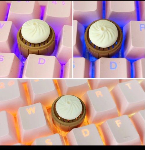 PO | Dumpling xiao long bao bun basket chinese food dim sum keycaps ...