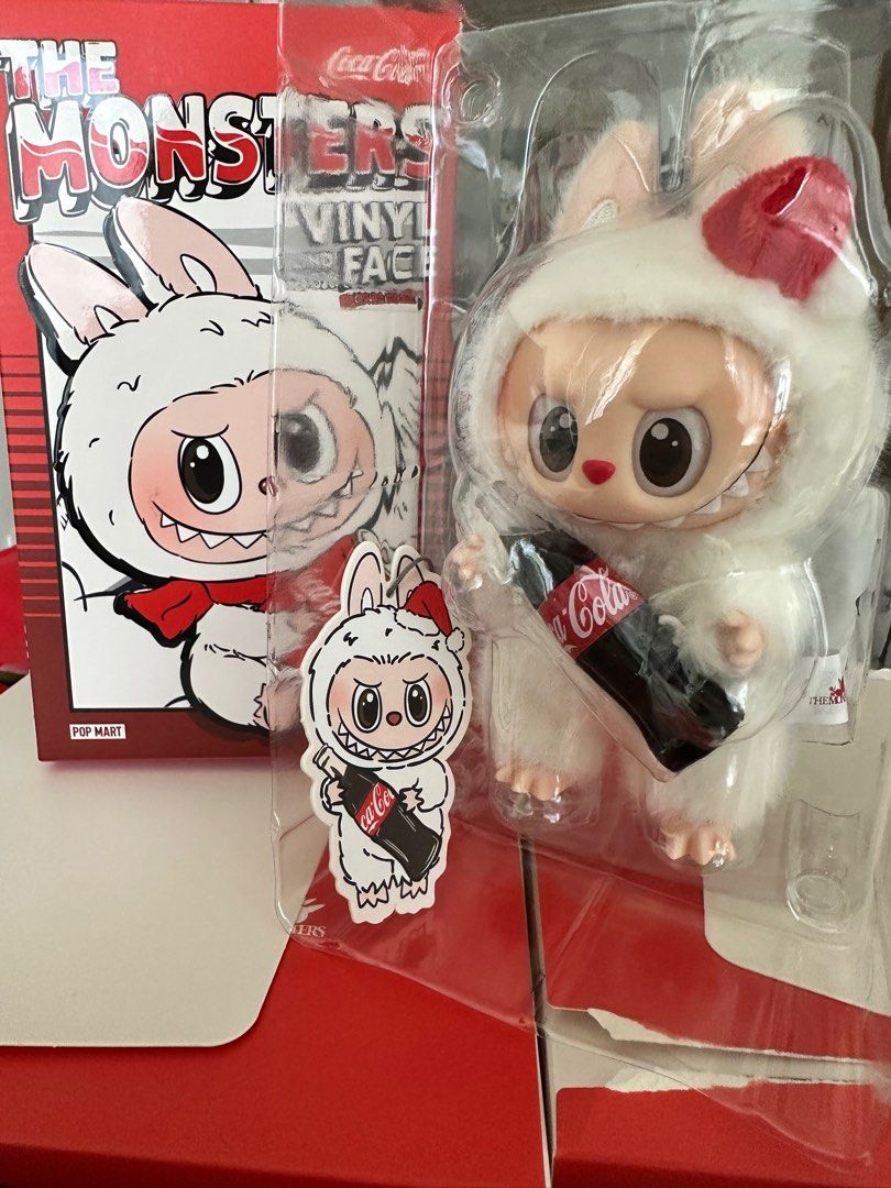 POPMART さびしい ◇ Labubu ぬいぐるみ 2体セット【コーラ缶】 The Monsters COCA-COLA Series Vinyl