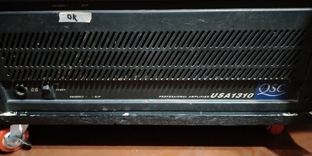 Qsc 1310 power amplifier (Category: Soundbars, Speakers & Amplifiers) located in Manila. Submitted by bojisantos54140 (Listing ID 1344196772, Image 1). Description: Qsc 1310 power amplifier made in usa No issue malakas na amp. Apat na 18 inch kaya nya.