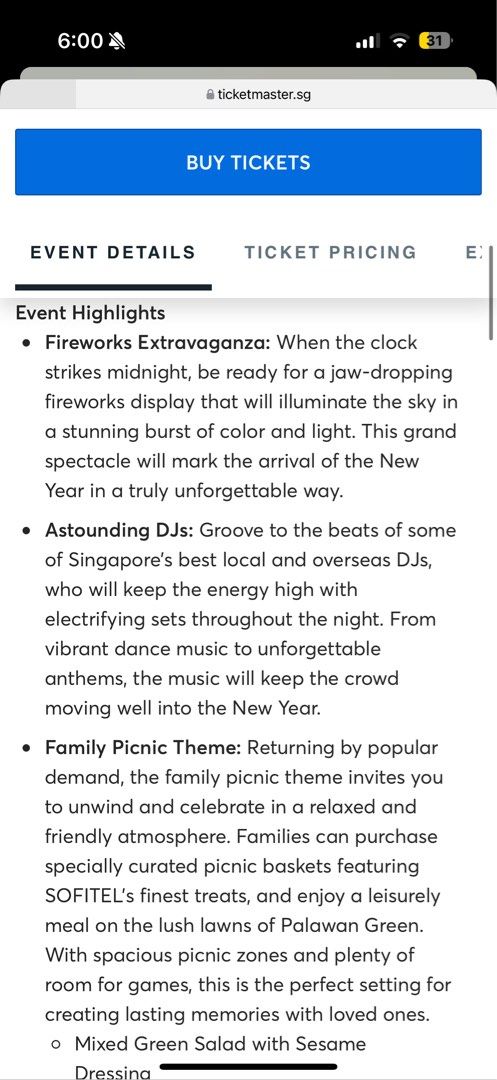 SENTOSA COUNTDOWN PARTY 2024 31 DEC PALAWAN GREEN SENTOSA, Tickets ...