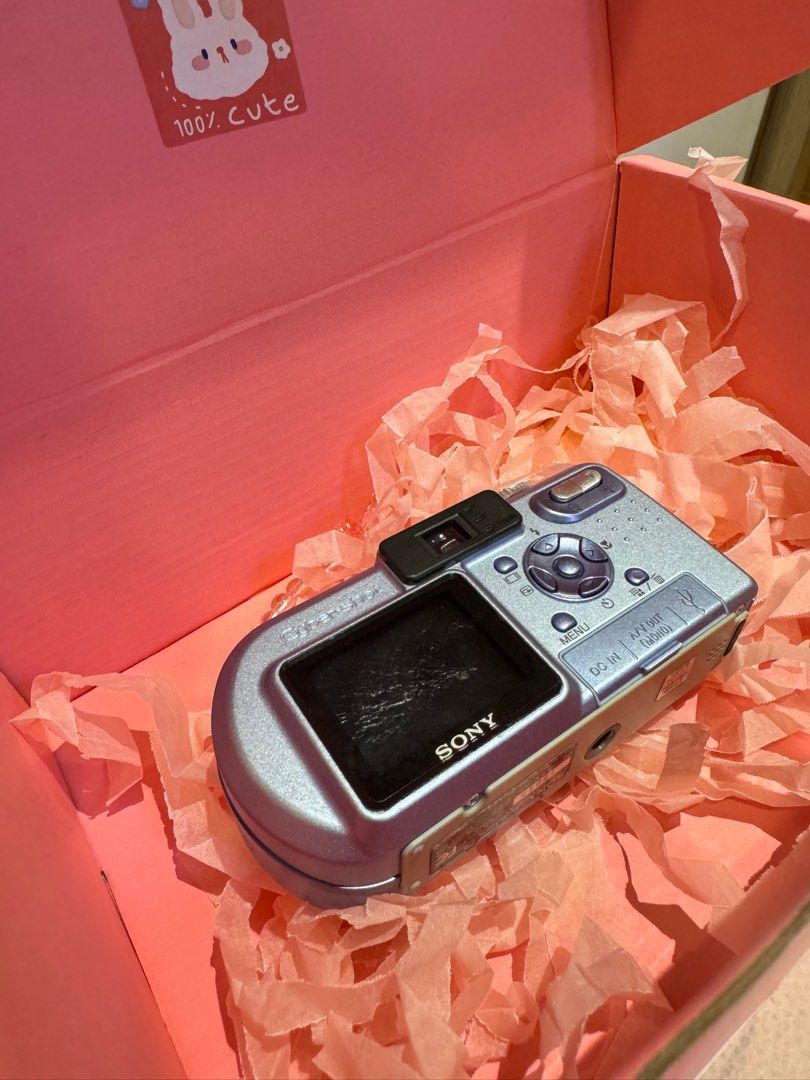 SONY DSC P8 (Blue) (Category: Cameras) located in Mandaluyong City. Submitted by lovesirenass (Listing ID 1344238429, Image 2). Description: - has warp on screen but doesn't affect the output - inclusion: Battery, Charger, 64mb Memory Stick - RFS: decluttering.
