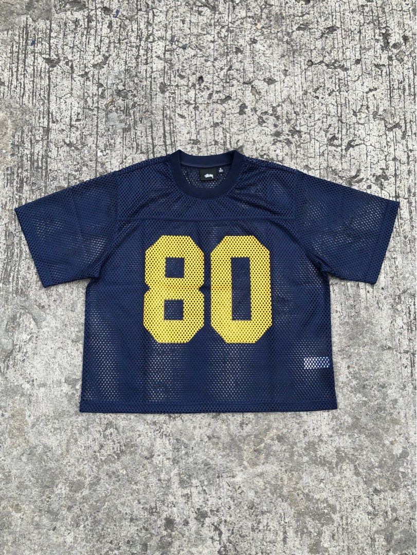 Stussy Mesh Team Jersey 80 (Navy Blue) (Category: Tshirts & Polo Shirts ) located in Caloocan City. Submitted by sneaky2k (Listing ID 1344081088, Image 2). Description: FOR SALE/WTS: Stussy Mesh Team Jersey 80 (Navy Blue) 23x25 Excellent Condition Authentic Php 3,480 + SF (Repriced from Php 4,980) Rush! RFS: Hospital Bills Metro Manila location. Via J&T or Lalamove for same day delivery. DM me for more deets and pics!.