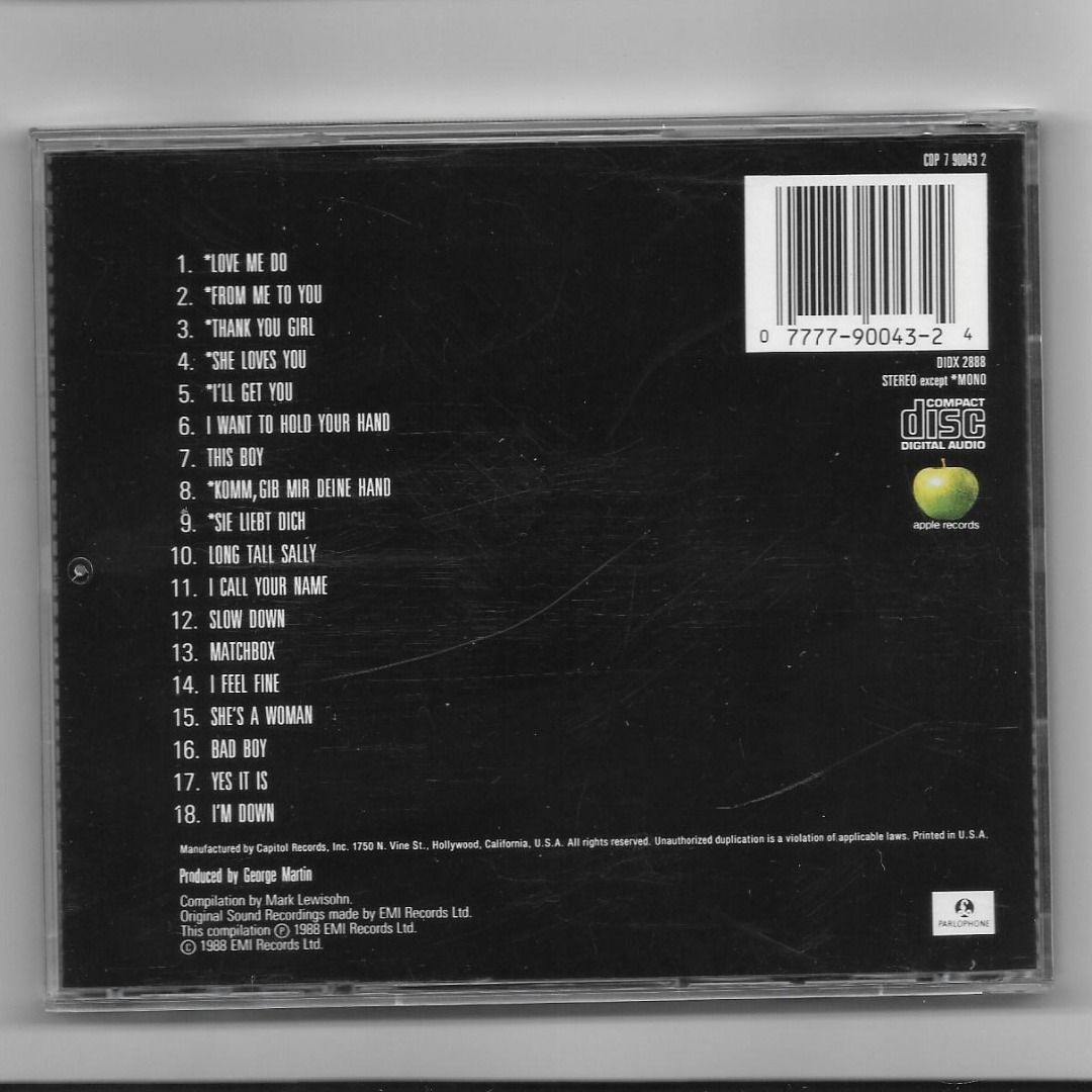 THE BEATLES Past Masters V.1 CD (Category: Portable Audio Accessories) located in Quezon City. Submitted by vdecks (Listing ID 1344242838, Image 2). Description: If you’re a collector or simply seeking a quality listening experience, this CD offers a great combination of authenticity and top-notch condition. A perfect addition to any music collection! US PRESSED .