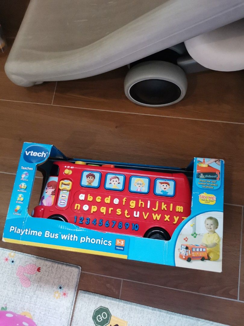 Vtech Bus (Category: Kids Toys) located in Caloocan City. Submitted by PandH (Listing ID 1344063611, Image 1). Description: .