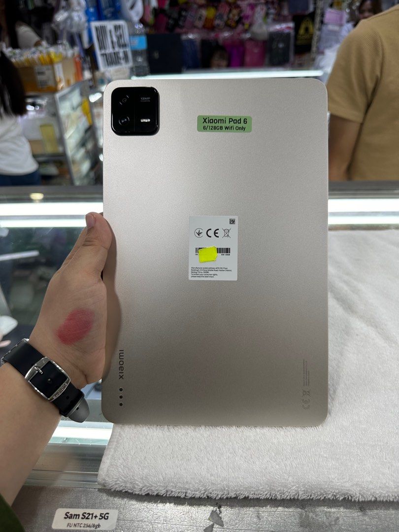 Xiaomi Pad 6 128gb Wifi No issue (Category: Xiaomi) located in San Juan City. Submitted by javedsgadgetshop (Listing ID 1344226981, Image 1). Description: OPEN FOR INSTALLMENT VIA CREDIT CARD/GGIVES/SPAY/BILLEASE & SWAP/TRADE-IN! BUY AND SELL! Quick Specs : Xiaomi Pad 6 •128gb •NTC Variant •Good batt health •Wifi Only •95% Smoothness •No hidden issue | No Repaired •100% Authentic | Not Refurbished •w/ OEM Charger & store warranty ❣️ - serial can 