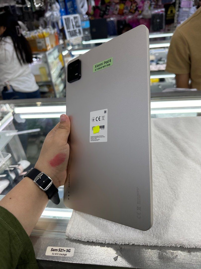 Xiaomi Pad 6 128gb Wifi No issue (Category: Xiaomi) located in San Juan City. Submitted by javedsgadgetshop (Listing ID 1344226981, Image 2). Description: OPEN FOR INSTALLMENT VIA CREDIT CARD/GGIVES/SPAY/BILLEASE & SWAP/TRADE-IN! BUY AND SELL! Quick Specs : Xiaomi Pad 6 •128gb •NTC Variant •Good batt health •Wifi Only •95% Smoothness •No hidden issue | No Repaired •100% Authentic | Not Refurbished •w/ OEM Charger & store warranty ❣️ - serial can 