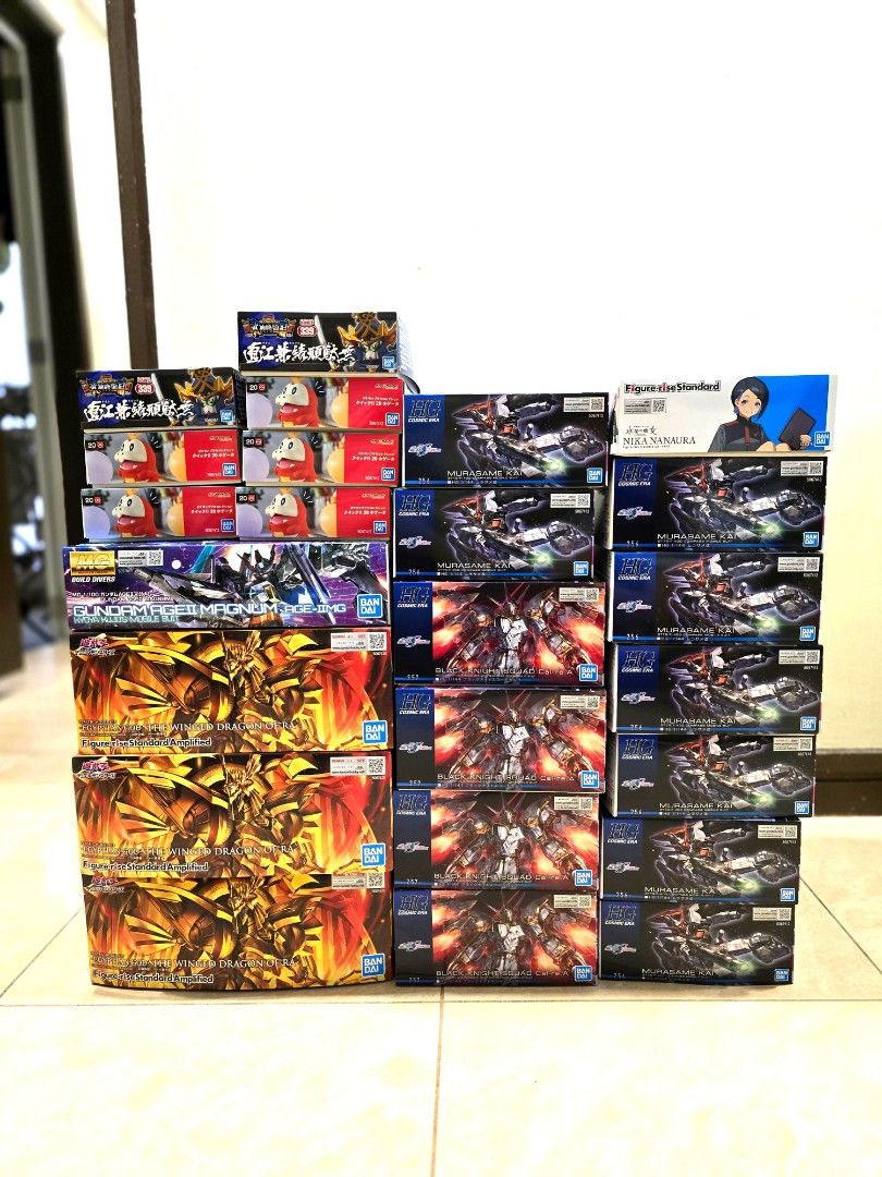 <12/29 New Restocked> Bandai Figure-rise & HGCE Black Knight /Murasame Kai (Category: Gundam Model Kits) located in Singapore. Submitted by gundamania_hobbyshop (Listing ID 1344267442, Image 1). Description: [INSTOCK] Location➡️ YewTee Point, #01-45 🔥 Final restocked for 2024 ‼️🤣 ➡️ FRS Winged of RA $110 ➡️ HGCE Black Knight $52 ➡️ HGCE Murasame Kai $35 etc 🔥 100% authentic Bandai 🔥 Singapore local seller 🔥 Been active in hobby market for mo