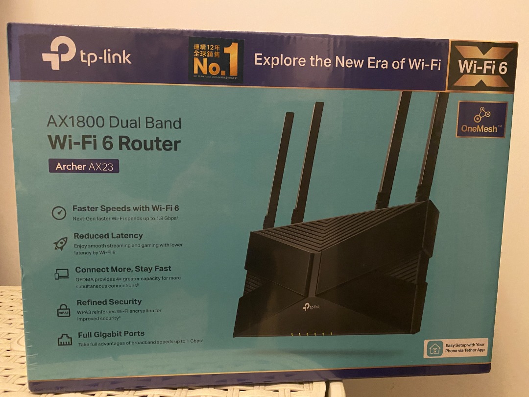 [全新] TP-Link Archer AX23 Router 路由器, 電腦＆科技, 電腦周邊及配件, Wifi及上網相關產品 ...