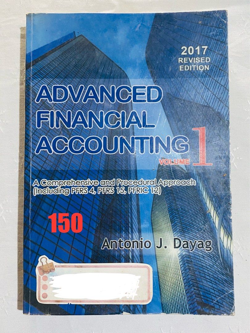 ADVANCED FINANCIAL ACCOUNTING (Category: Textbooks) located in Bombon. Submitted by kzeekean07 (Listing ID 1344385610, Image 1). Description: .