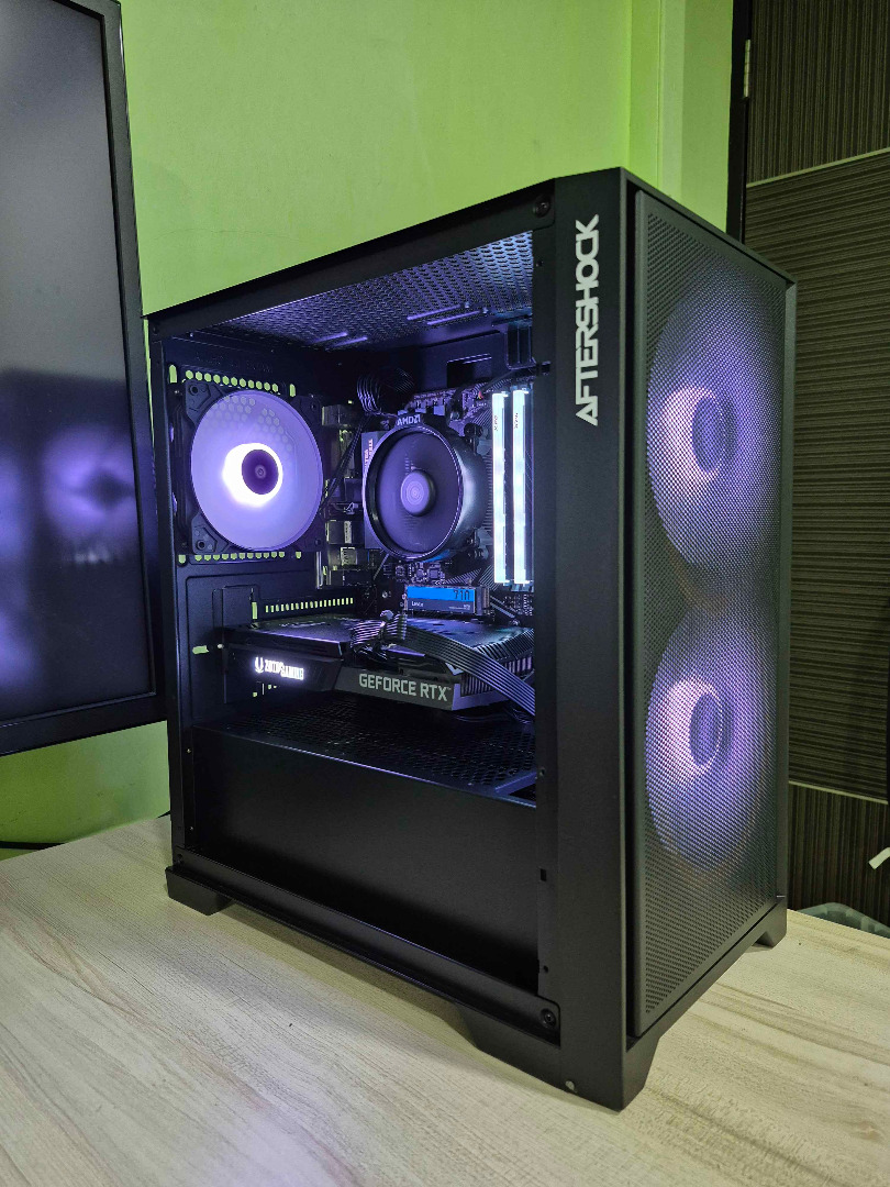 Aftershock AMD Ryzen 5 5600 + Nvidia GeForce RTX 3060 Ti 8GB Gaming ...