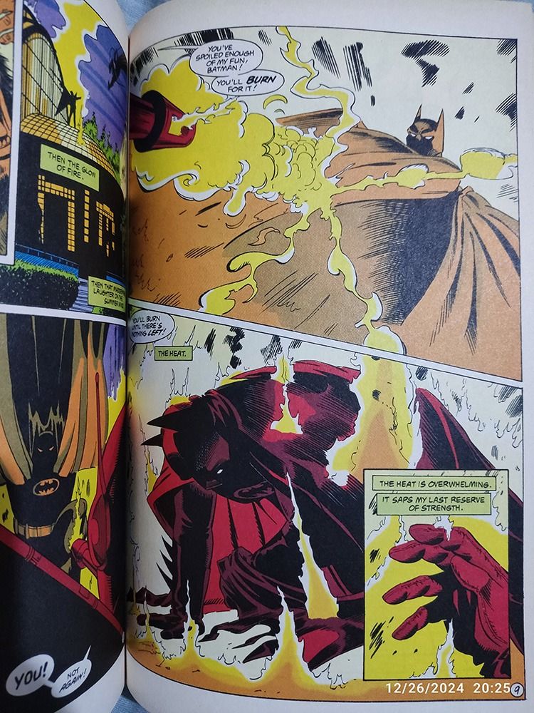 Batman Knightfall Part One: Broken Bat (DC Comics) (Category: Comics & Manga) located in Paranaque City. Submitted by coolcollectorstuff (Listing ID 1344284679, Image 3). Description: Batman Knightfall Part One: Broken Bat from DC Comics Php 1,200 - Paperback - 640 Pages - Great condition, read only once before placed in storage The villainous Bane breaks the Bat in one of the most popular and well-known Batman tales! The inmates of Arkham Asylum