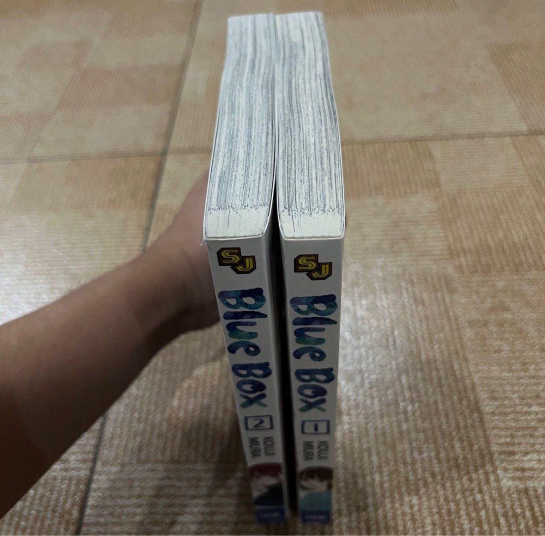 Blue Box Vol. 1-2 English Manga Comics (Category: Comics & Manga) located in Pasig City. Submitted by save_one (Listing ID 1344402039, Image 2). Description: Blue Box Vol. 1-2 English Manga Comics VIZ MEDIA Art and Story By Kouji Miura English Translated Details: [SLIGHTLY USED] Looks brand new Preloved English and Tagalog Language Ask questions for more details Rfs: Decluttering To sure buyers, make an offer for the item to be reserved thank you
