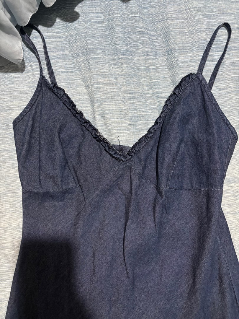 Ama Dress Medium Blue Denim