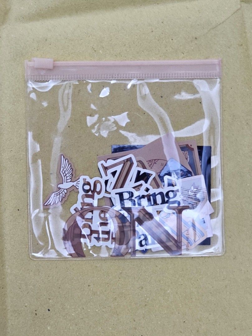 BTS "ON" Official Stickers (Category: K-Wave Merchandise) located in Manila. Submitted by corickety (Listing ID 1344390993, Image 2). Description: • Bought from BTS Pop-Up: Map of the Soul Showcase Megamall 2021.
