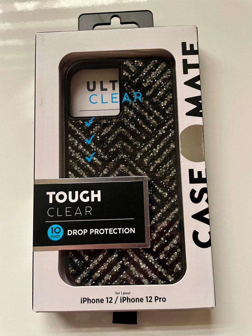 Casemate Tough Clear Glitter IPhone 12/12pro (Category: Cases & Sleeves) located in Las Pinas. Submitted by bienmdd (Listing ID 1344314236, Image 3). Description: Authentic With box iPhone 12/12 pro.