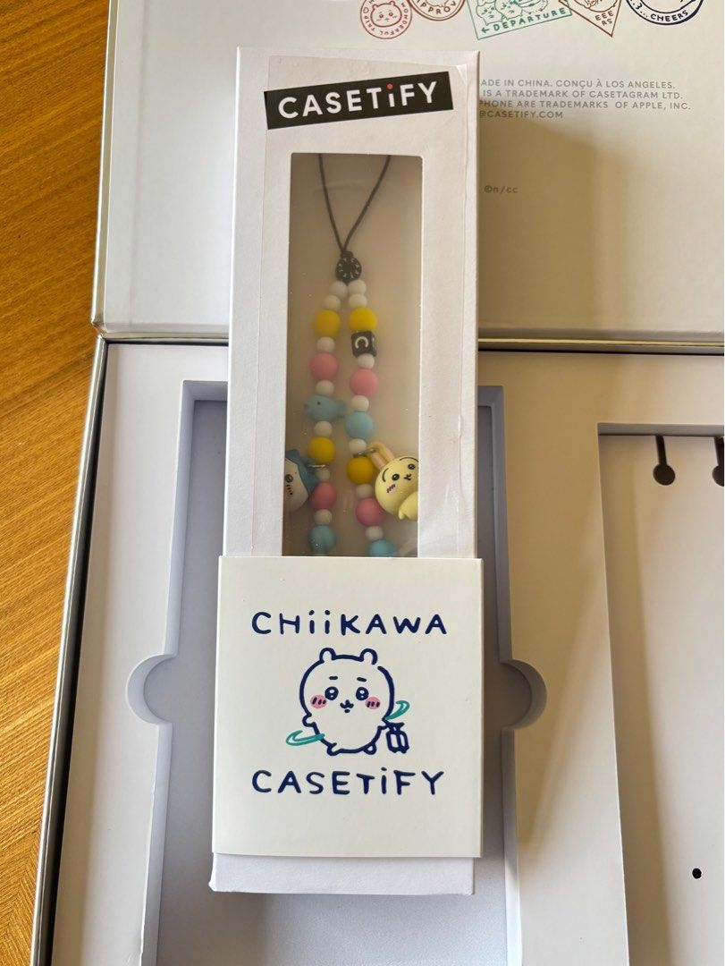 Chiikawa phone charm (Casetify) 手機掛繩, 名牌, 飾物及配件