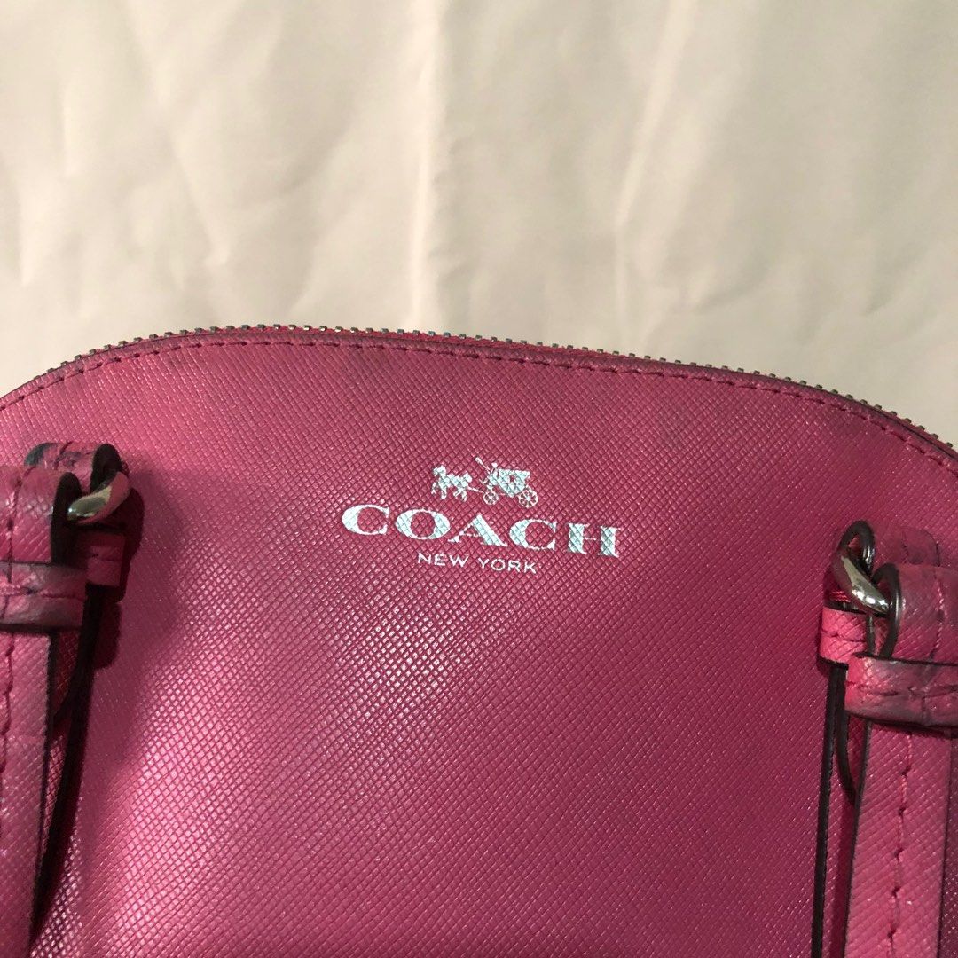Coach Alma Pink Sling Hand Bag (Category: Luxury Bags & Wallets) located in Santa Maria. Submitted by iheartbags.ph (Listing ID 1344305742, Image 3). Description: FREE SHIPPING.