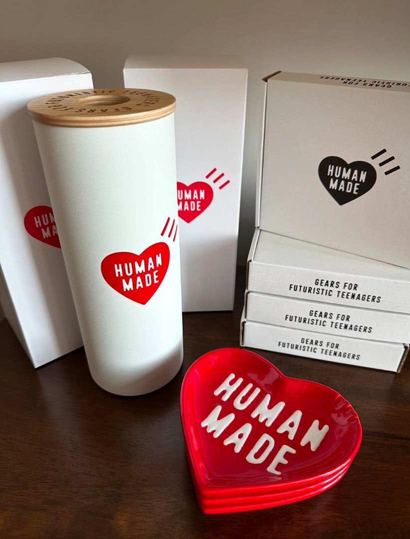 Human Made Bottle Tissue Case 鋼製紙巾盒Heart Ceramics Tray 心形