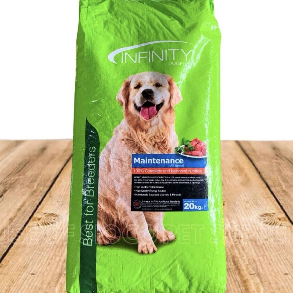 Infinity Kilogram Infinity Adult and Maintenance Dry Dog Food For All Breeds 1 Kilogram ...