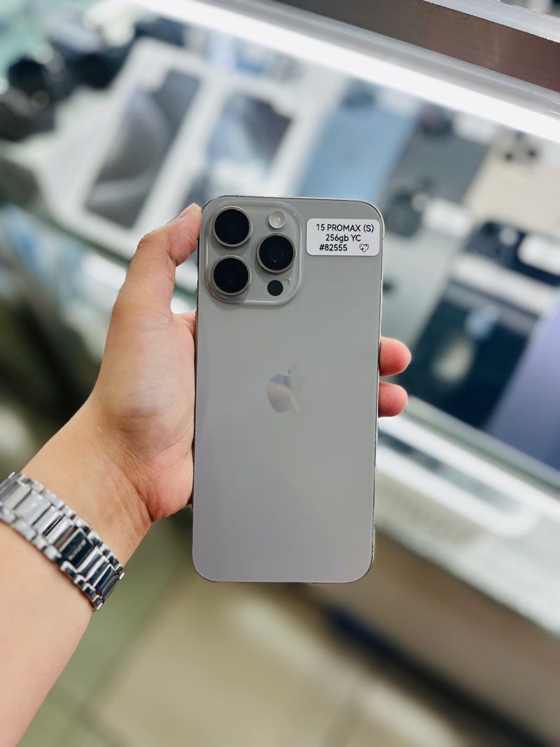 Iphone 15 Promax 256GB 100BH smartlocked no issues (Category: iPhone 15 Series) located in San Juan City. Submitted by najihahtelecomshop2018 (Listing ID 1344397400, Image 1). Description: FOR SALE | TRADE / SWAP INSTALLMENT THRU CREDITCARD/GGIVES/SPAY (RFS: Buy and Sell) ⬇️QUICK SPECS⬇️ IPhone 15 Promax 256GB ( other GB are also available) SMARTLOCKed (Other Variant is still available but price may vary) No hidden Issues NO history of Repair No 