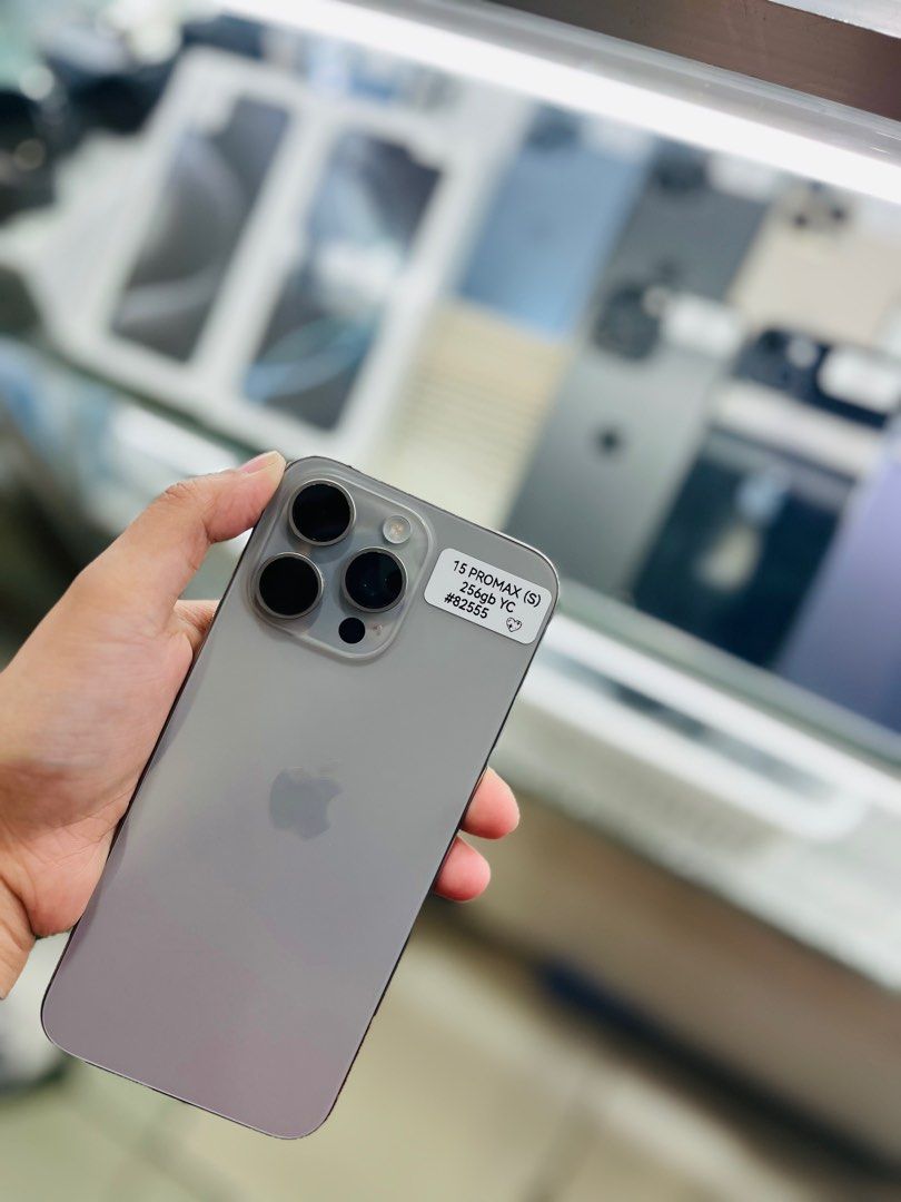Iphone 15 Promax 256GB 100BH smartlocked no issues (Category: iPhone 15 Series) located in San Juan City. Submitted by najihahtelecomshop2018 (Listing ID 1344397400, Image 2). Description: FOR SALE | TRADE / SWAP INSTALLMENT THRU CREDITCARD/GGIVES/SPAY (RFS: Buy and Sell) ⬇️QUICK SPECS⬇️ IPhone 15 Promax 256GB ( other GB are also available) SMARTLOCKed (Other Variant is still available but price may vary) No hidden Issues NO history of Repair No 