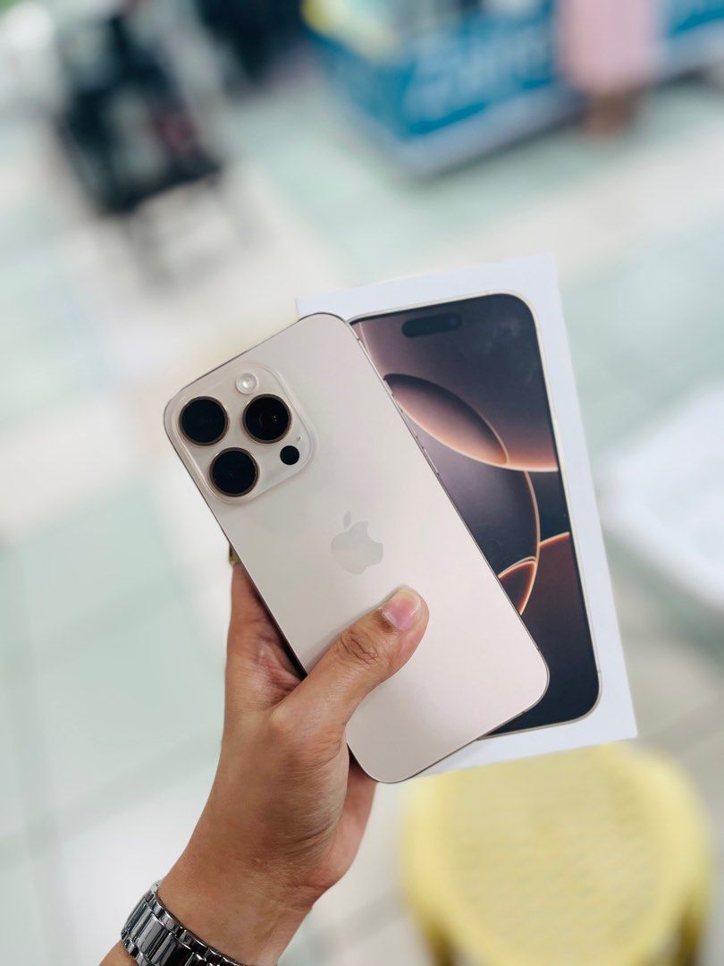 IPhone 16 Pro 128GB 100Bh Openline no issues with box (Category: iPhone 16 Series) located in San Juan City. Submitted by najihahtelecomshop2018 (Listing ID 1344403543, Image 3). Description: FOR SALE | TRADE / SWAP INSTALLMENT THRU CREDITCARD/GGIVES/SPAY (RFS: Buy and Sell) ⬇️QUICK SPECS⬇️ Iphone 16 Pro 128GB ( other GB are also available) 100BH Openline (Other Variant is still available but price may vary) No hidden Issues NO history of Repair 
