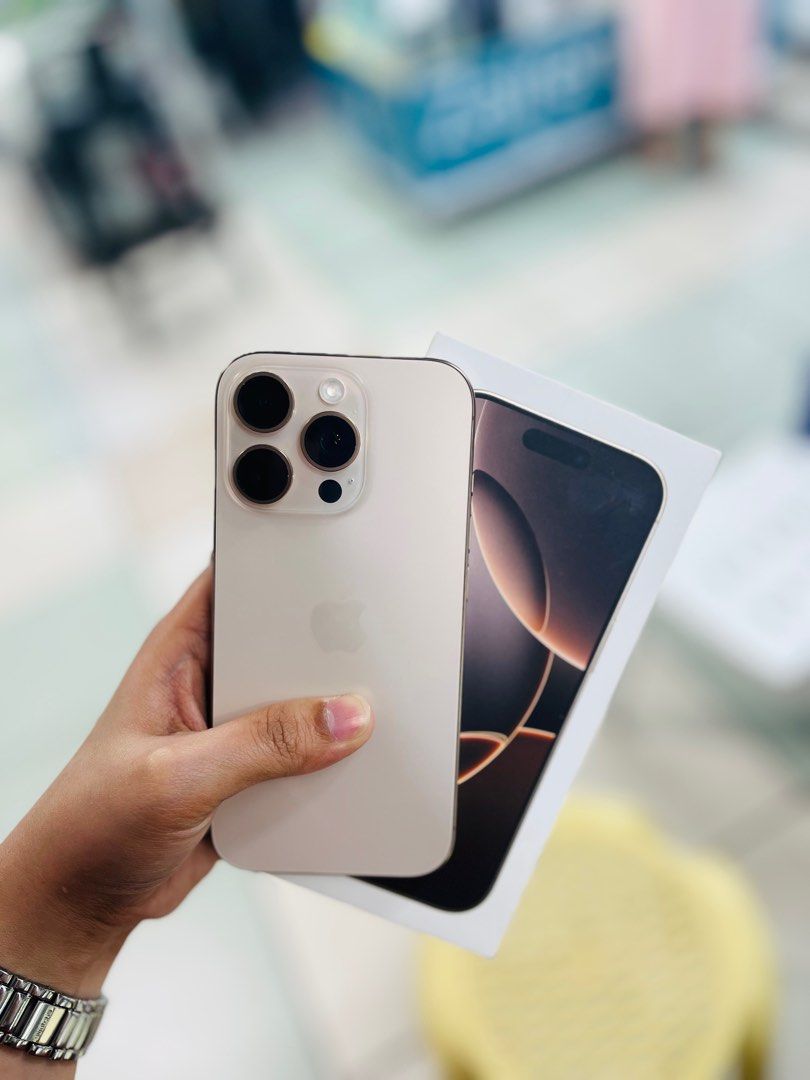 IPhone 16 Pro 128GB 100Bh Openline no issues with box (Category: iPhone 16 Series) located in San Juan City. Submitted by najihahtelecomshop2018 (Listing ID 1344403543, Image 2). Description: FOR SALE | TRADE / SWAP INSTALLMENT THRU CREDITCARD/GGIVES/SPAY (RFS: Buy and Sell) ⬇️QUICK SPECS⬇️ Iphone 16 Pro 128GB ( other GB are also available) 100BH Openline (Other Variant is still available but price may vary) No hidden Issues NO history of Repair 