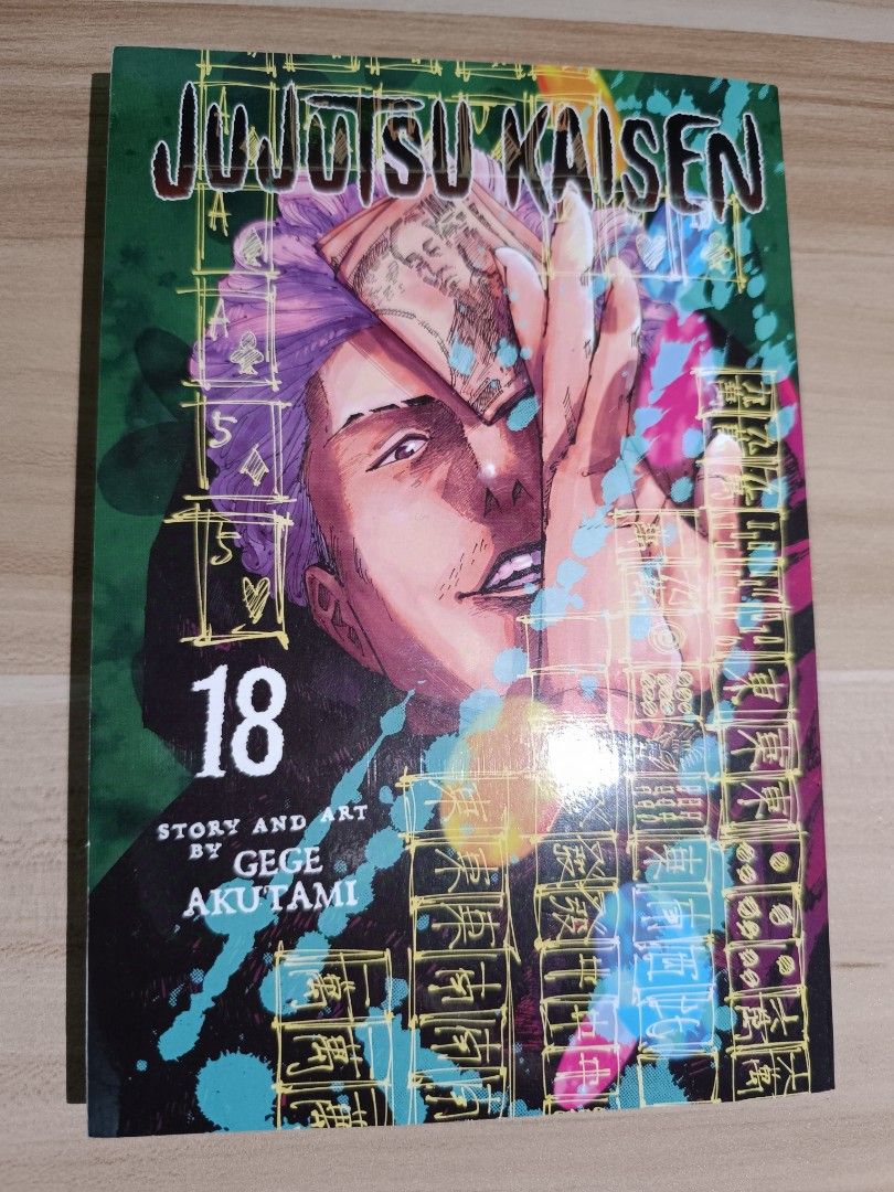 Jujutsu Kaisen Vol.18 Authentic (Category: Comics & Manga) located in Paranaque City. Submitted by frey21 (Listing ID 1344405433, Image 1). Description: Jujutsu Kaisen by Gege Akutami Authentic Looks and smells brand new.