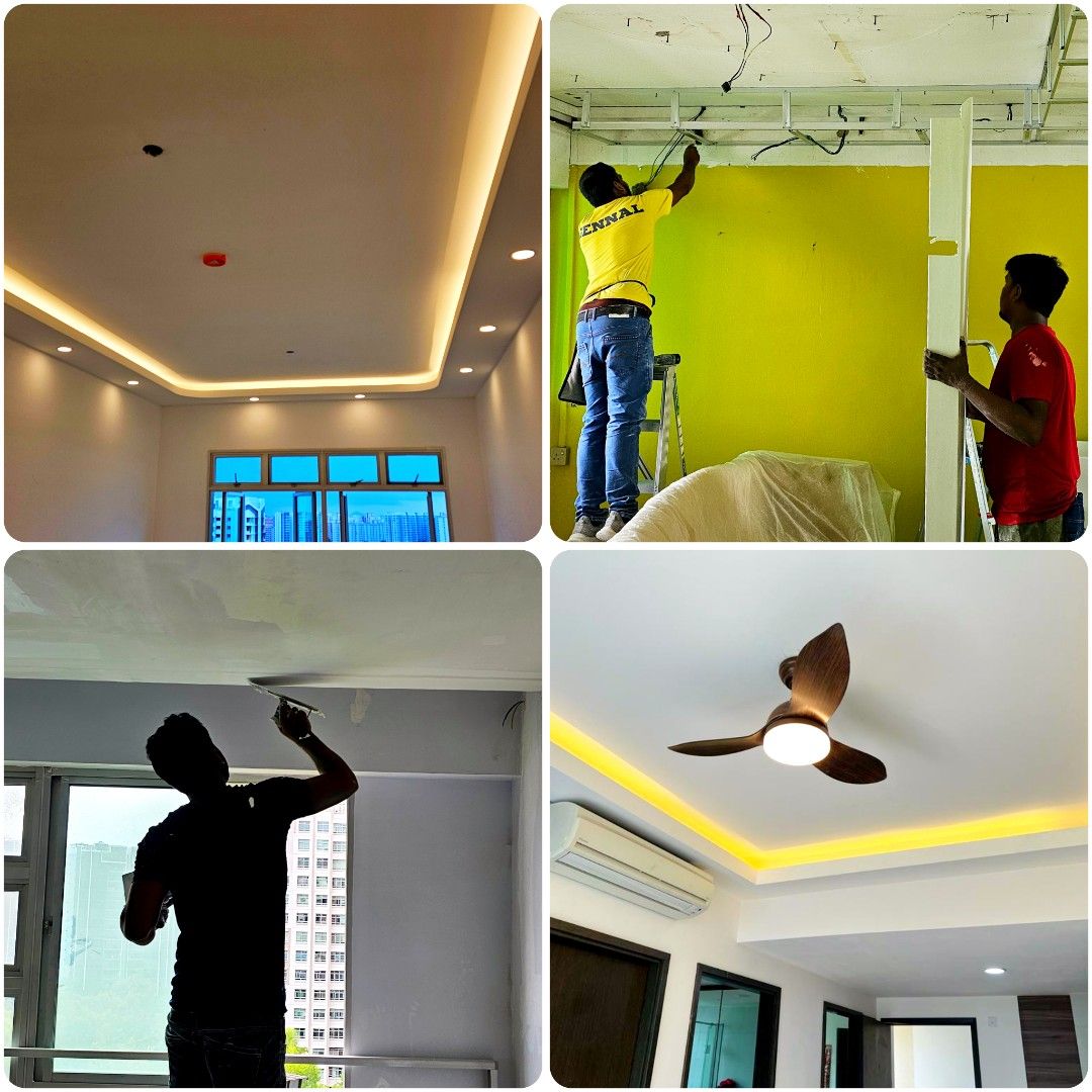 Lbox/Cove light box/Partition /False ceiling /Electrical/Plastering /Painting62863092875649112