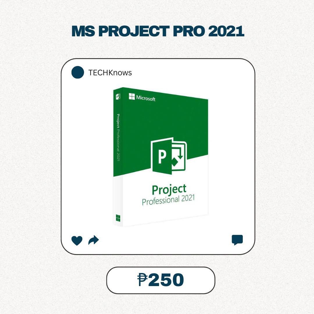 LIFETIME‼️MS PROJECT (Category: Software) located in Quezon City. Submitted by techknowsOS (Listing ID 1344357902, Image 1). Description: .