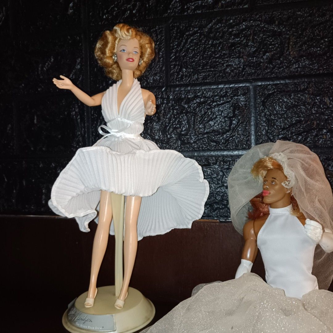 Marilyn monroe and dennis rodman dolls (Category: Figurines & Statues) located in Manila. Submitted by fasyonada (Listing ID 1344429614, Image 1). Description: marilyn monroe doll dennis rodman doll vintage collectors item no more box legit!!! og!!! doll only both for 3500 sale!!!!!.
