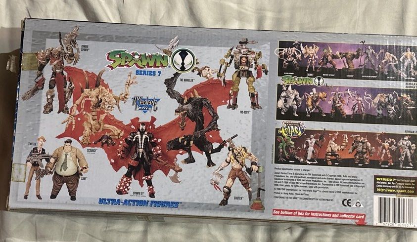 Mcfarlane Spawn 3 MISB. (Category: Toy Figures) located in Singapore. Submitted by fufu1 (Listing ID 1344330993, Image 2). Description: Kindly refer to pictures. Selling to clear. .